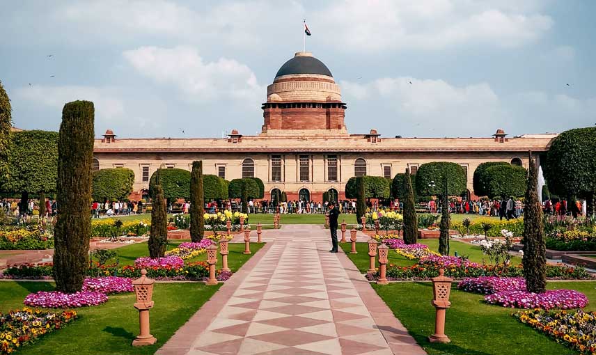 Rajpath and Rashtrapati Bhavan New Delhi